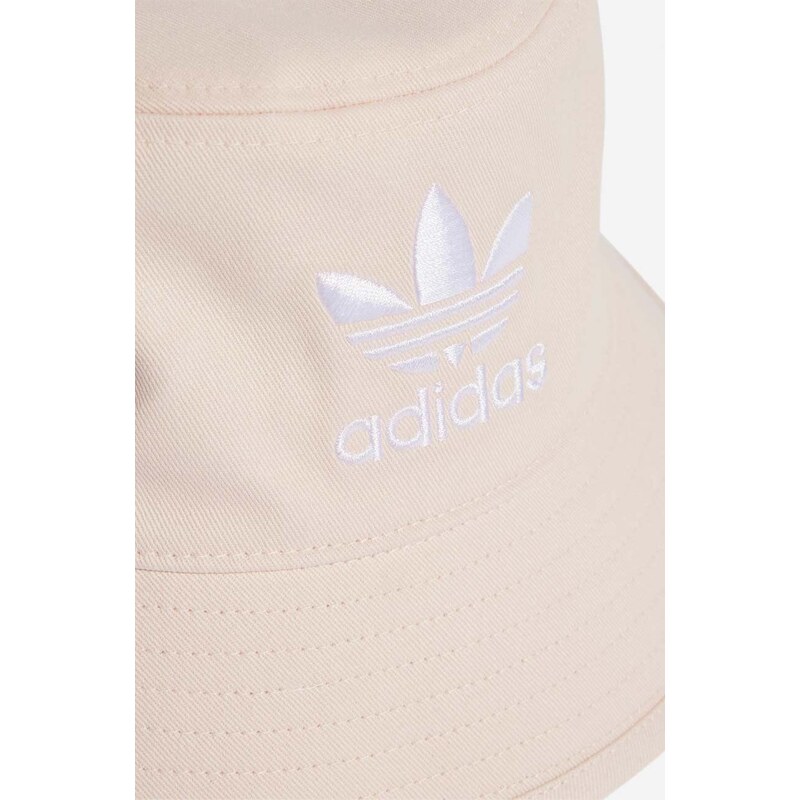 Bavlněný klobouk adidas Originals růžová barva, IB9997-pink