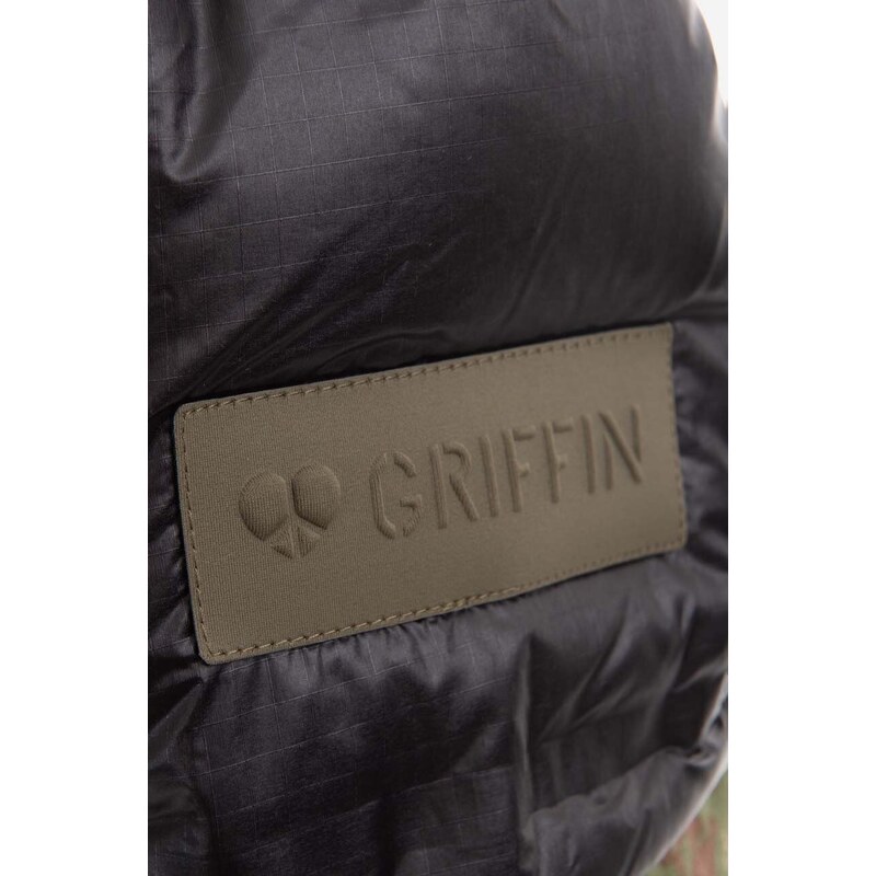 Péřová bunda Griffin pánská, černá barva, zimní, GW22.03C-black