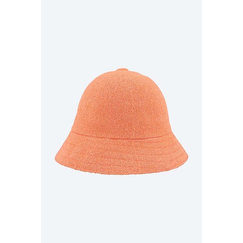 Klobouk Kangol Bermuda Casual oranžová barva, 0397BC.PEACH-PEACH.PINK