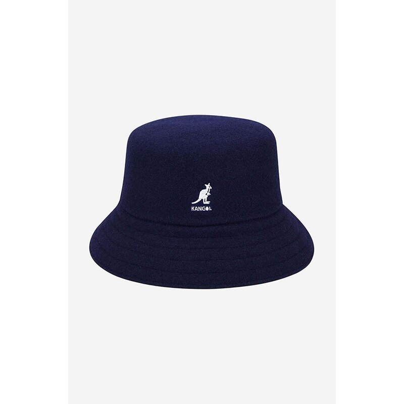 Vlněný klobouk Kangol Wool Lahinch tmavomodrá barva, vlněný, K3191ST.NAVY-NAVY