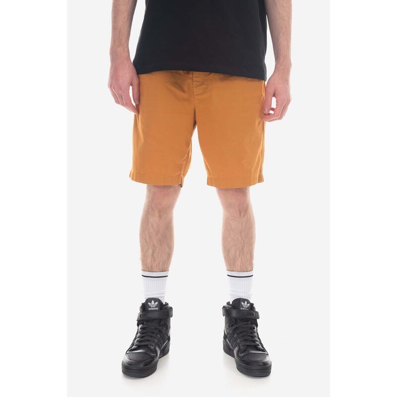 Bavlněné šortky Norse Projects Ezra Light Twill Shorts N35-0577 8127 oranžová barva