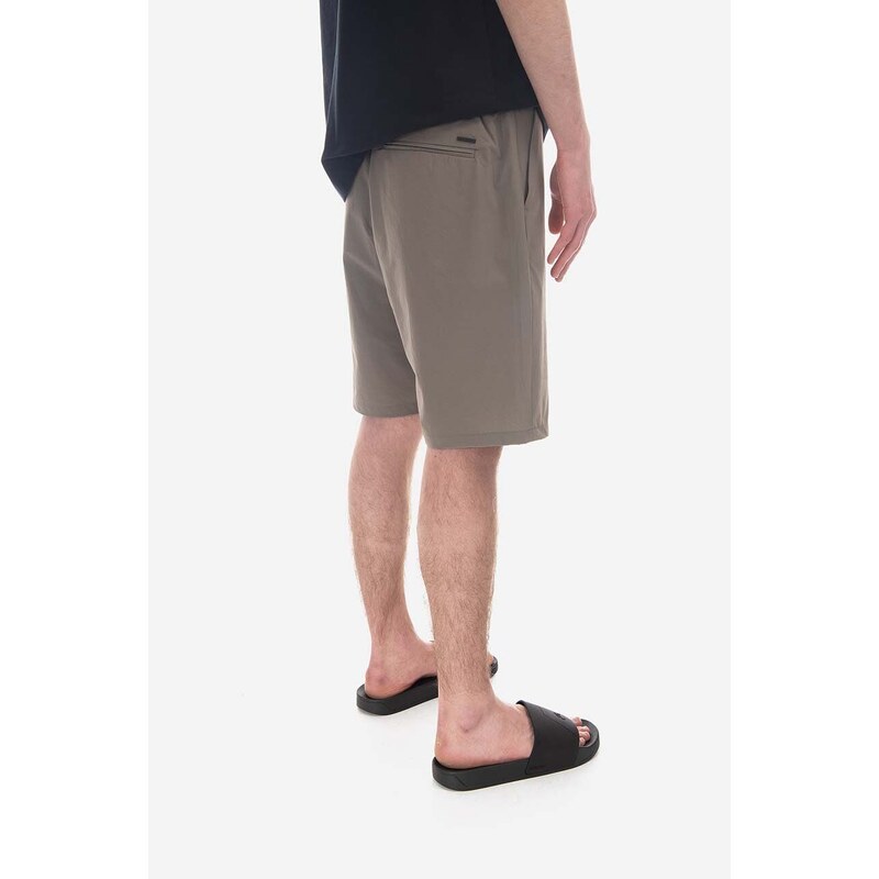 Kraťasy Norse Projects Aaren Travel Light Short N35-0593 1032 pánské, béžová barva