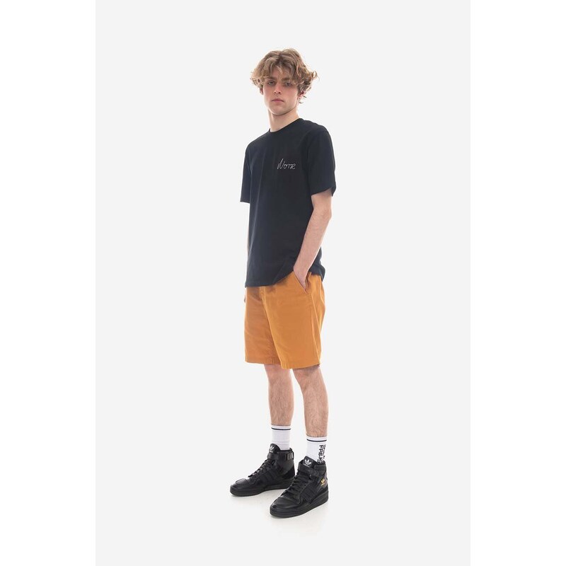 Bavlněné šortky Norse Projects Ezra Light Twill Shorts N35-0577 8127 oranžová barva