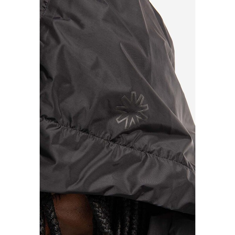 Bunda Rains Padded Nylon Coat 15480 BLACK černá barva, přechodná, oversize