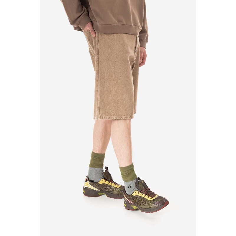 Guess U.S.A. Bavlněné šortky Guess Oak Denim Short béžová barva, M2BD00D4RU0 A100