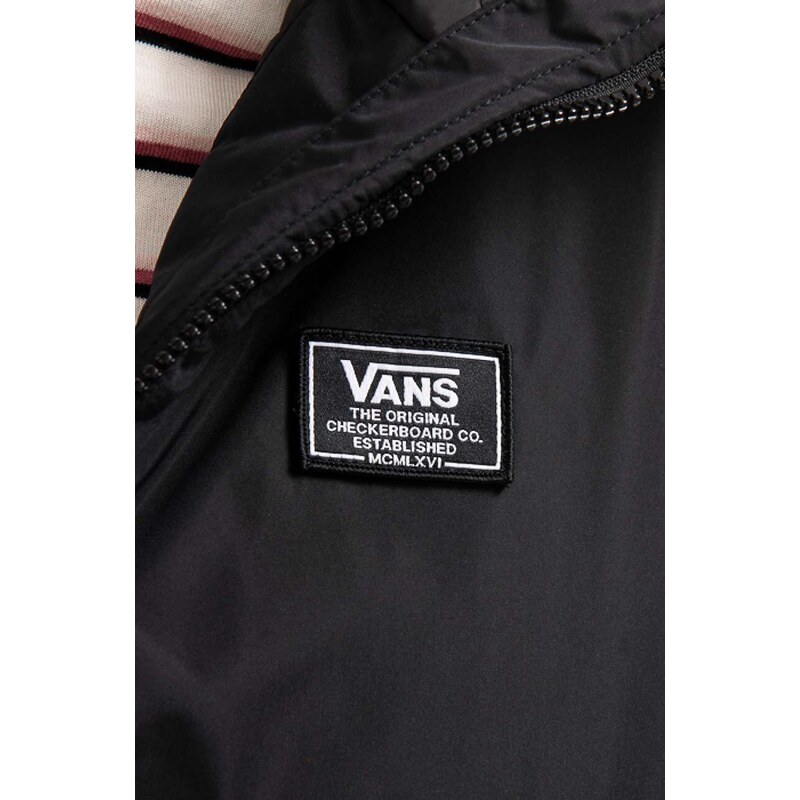 Bunda Vans Wm Tanner Hood černá barva, zimní, VN0A5LJ9BLK-black