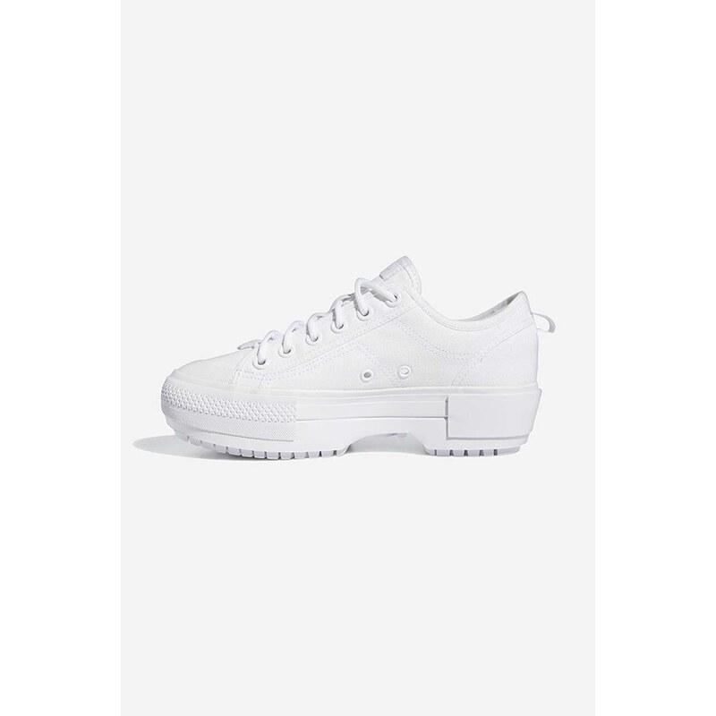 Tenisky adidas Originals Nizza Trek Low W bílá barva, GX1592-white