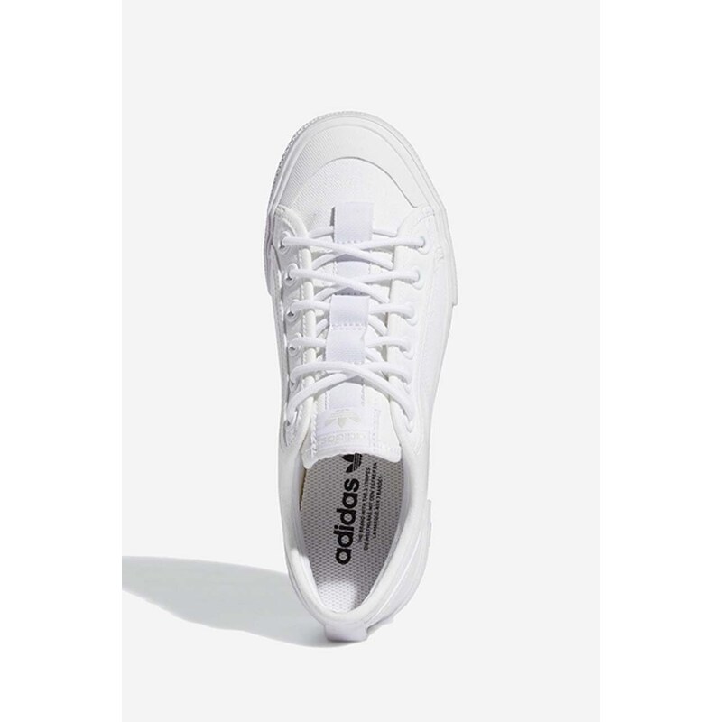 Tenisky adidas Originals Nizza Trek Low W bílá barva, GX1592-white