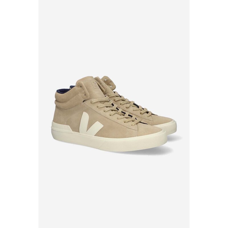 Semišové sneakers boty Veja Minotaur Suede TR032950 béžová barva