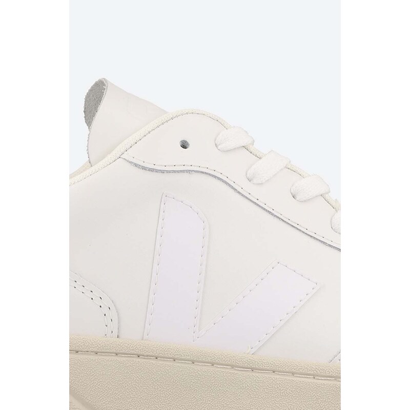 Kožené tenisky Veja V-10 Leather Extra-White