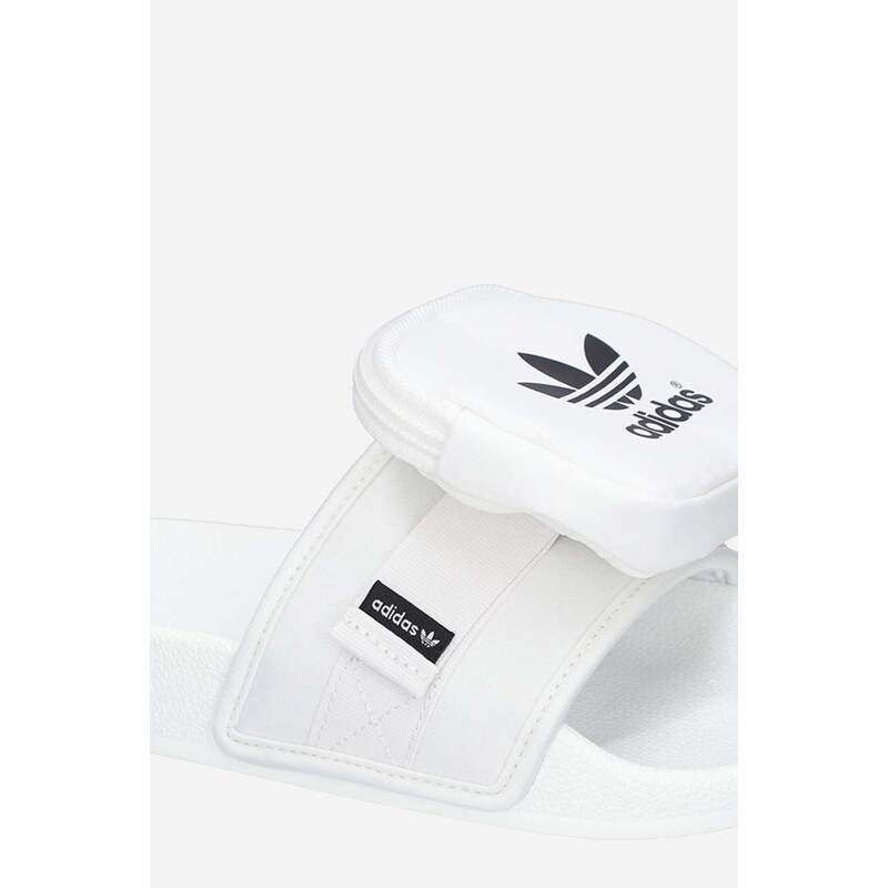 Pantofle adidas Originals Pouchylette bílá barva, GZ4329-white
