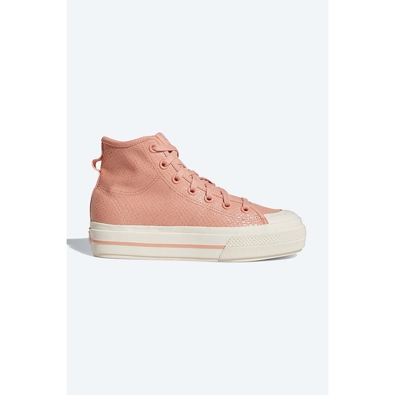 Kecky adidas Originals Nizza Rf Platform růžová barva, H02706-pink