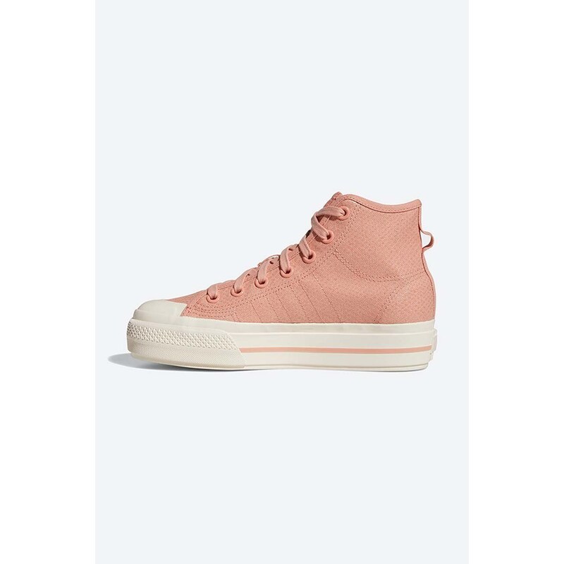 Kecky adidas Originals Nizza Rf Platform růžová barva, H02706-pink