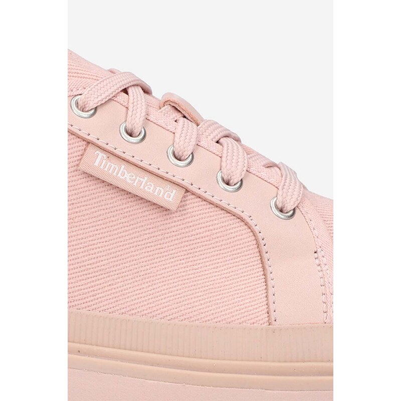 Sneakers boty Timberland City Mix Material Oxford růžová barva, A2MF5-PINK