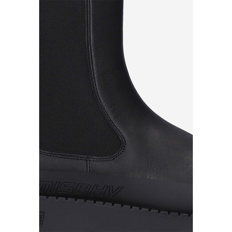 Kožené kotníkové boty MISBHV The 2000 Chelsea Boot pánské, černá barva, 3021BM102