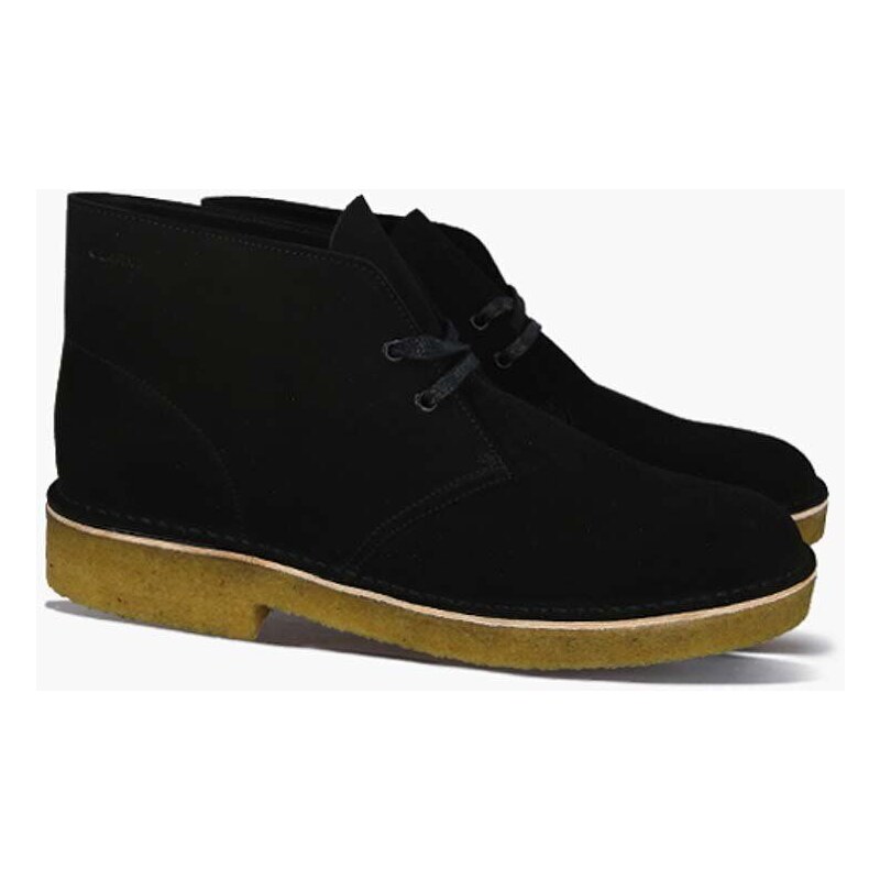 Semišové kotníkové boty Clarks Originals Desert Boot červená barva, 26155855