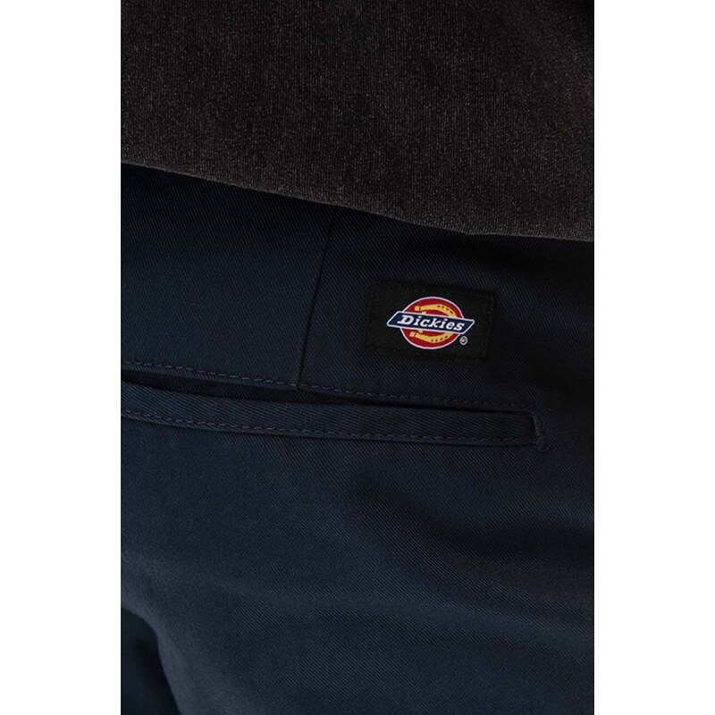 Kalhoty Dickies 874 Work Pant pánské, tmavomodrá barva, přiléhavé, DK0A4XK8DNX-navy