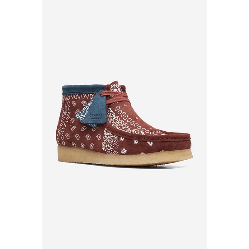 Semišové polobotky Clarks Originals Wallabee Boot pánské, 26168826