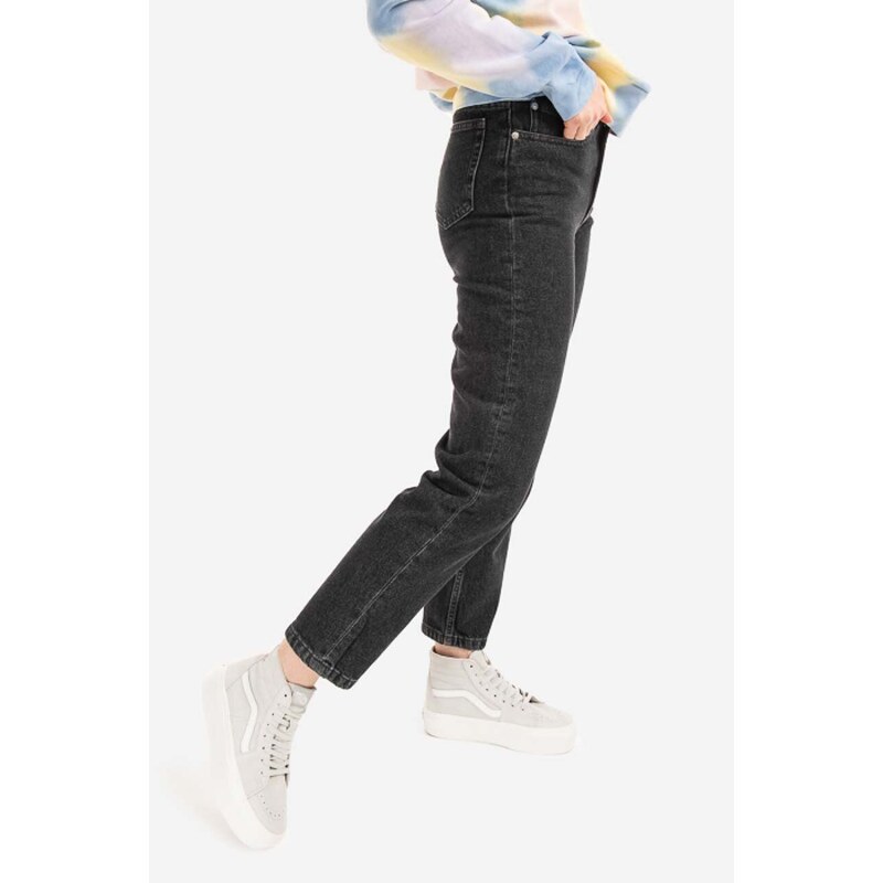 Bavlněné džíny A.P.C. Martin F high waist, COETA.F09122-BLACK