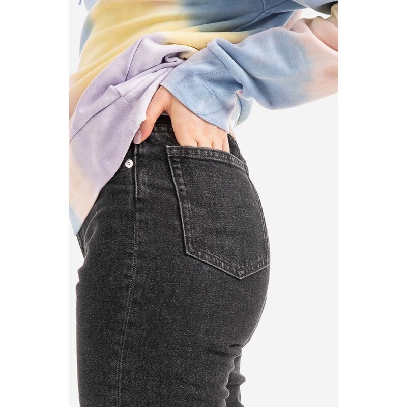 Bavlněné džíny A.P.C. Martin F high waist, COETA.F09122-BLACK