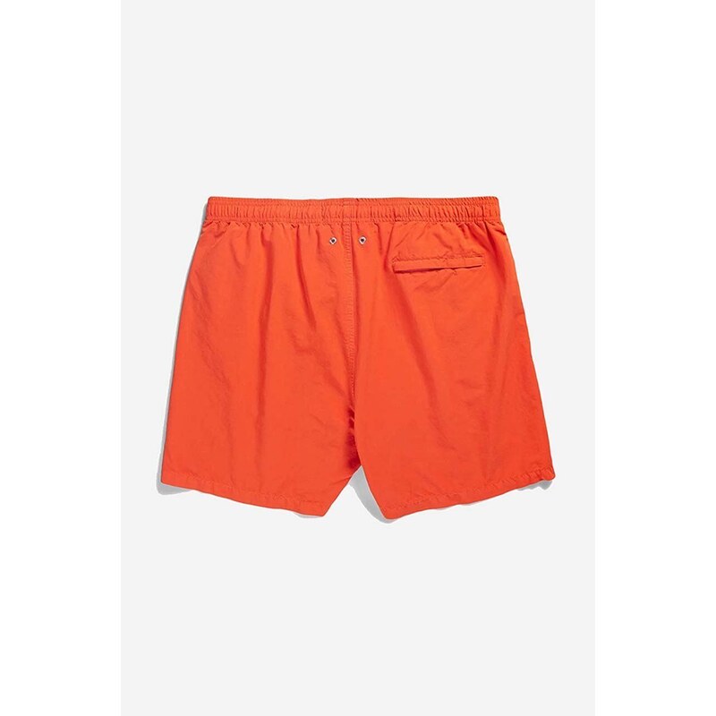 Kraťasy Norse Projects Hauge Swimmer pánské, oranžová barva, N35.0581.4040-4040