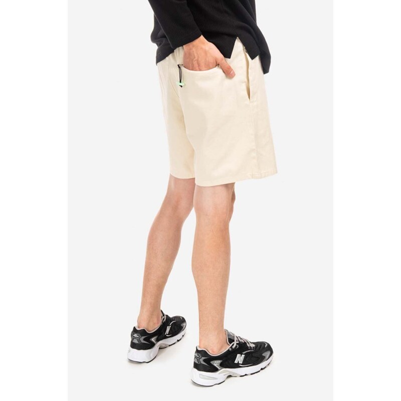 Bavlněné šortky CLOTTEE Belted Shorts béžová barva, CTSR5007.CREAM-CREAM