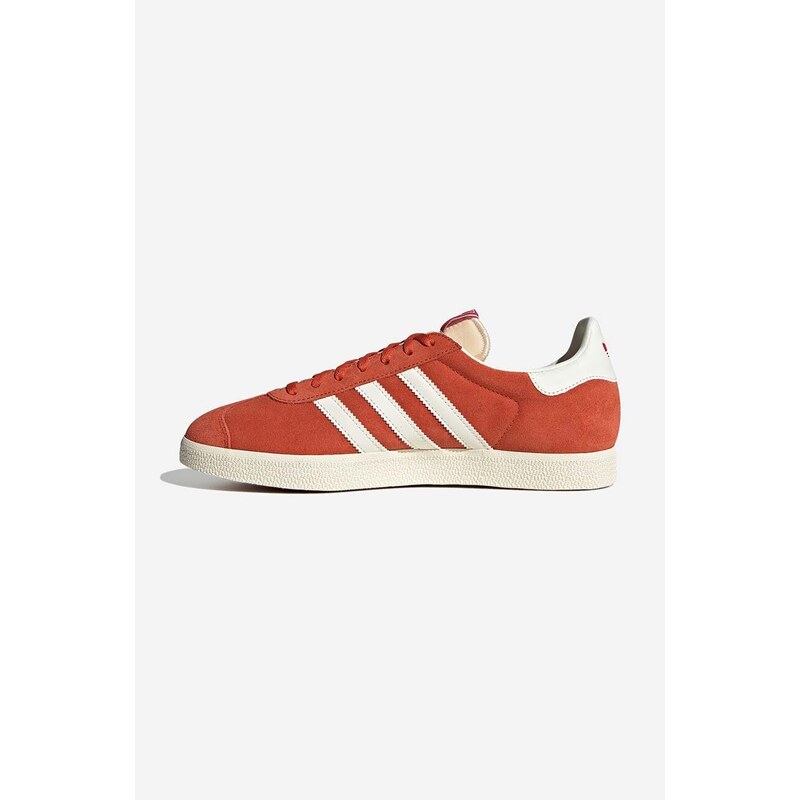 Semišové sneakers boty adidas Originals Gazelle oranžová barva, GY7339