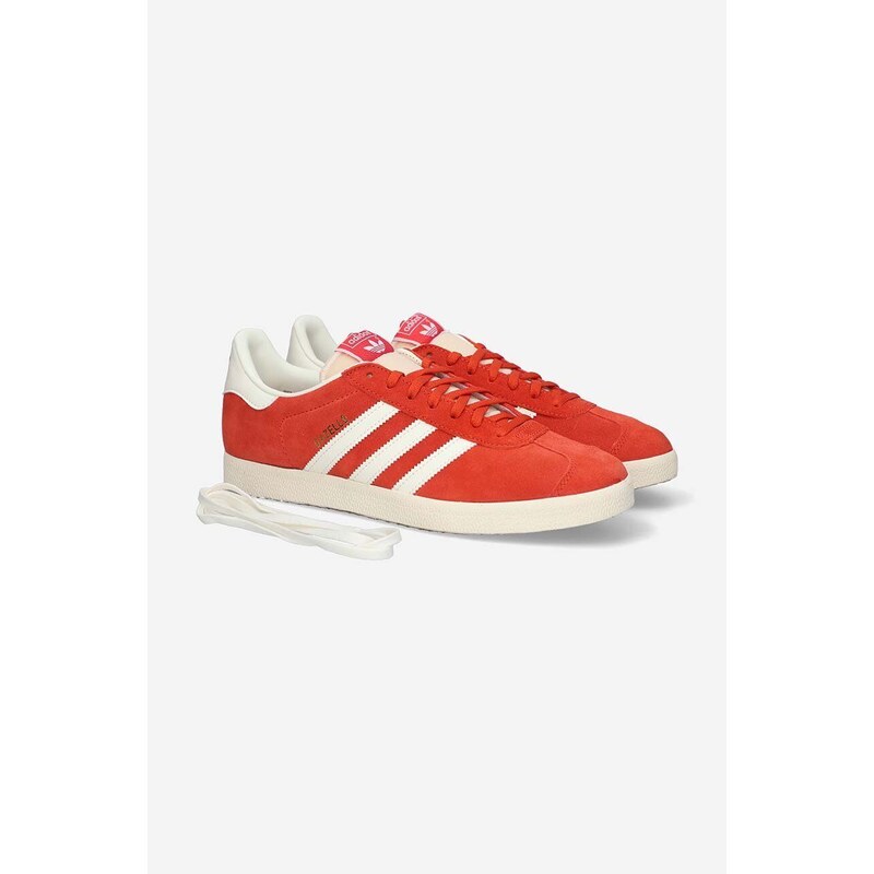 Semišové sneakers boty adidas Originals Gazelle oranžová barva, GY7339