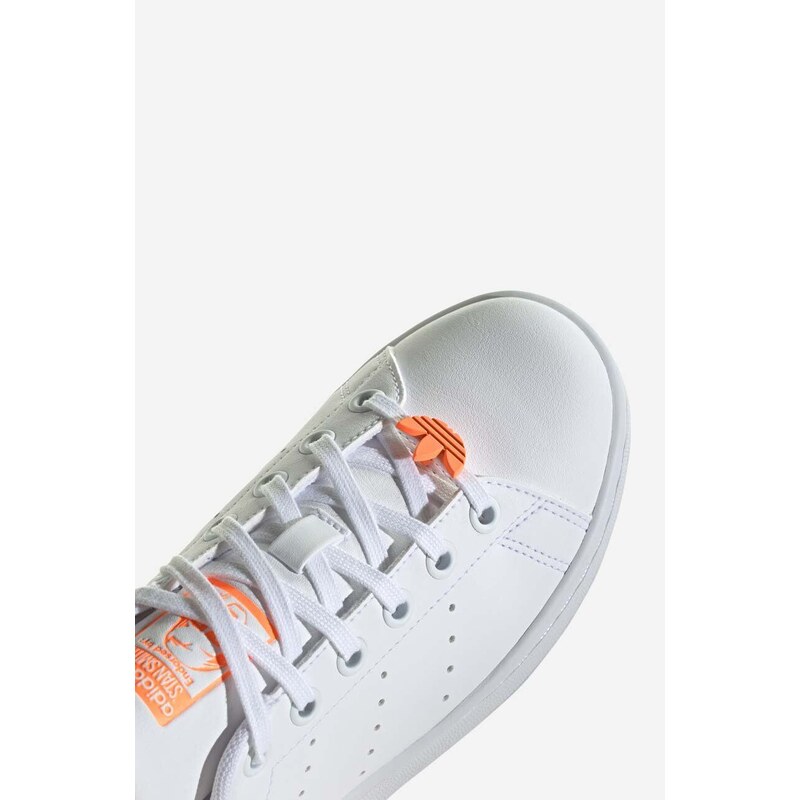 Sneakers boty adidas Originals HQ1891 Stan Smith J bílá barva, HQ1891-white