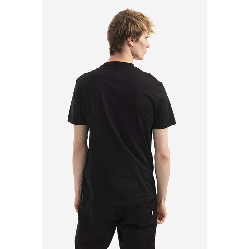 Neil Barrett Bavlněné tričko Neil Barett Bolts černá barva, s potiskem, BJT050S.S525S.1496-black