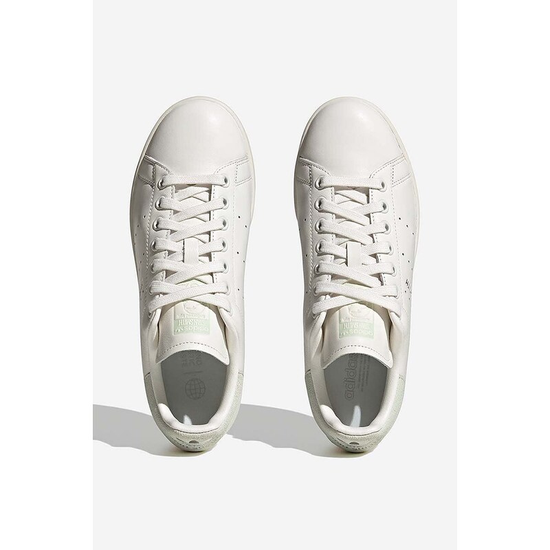 Kožené sneakers boty adidas Originals Stan Smith W béžová barva, HQ6659-white