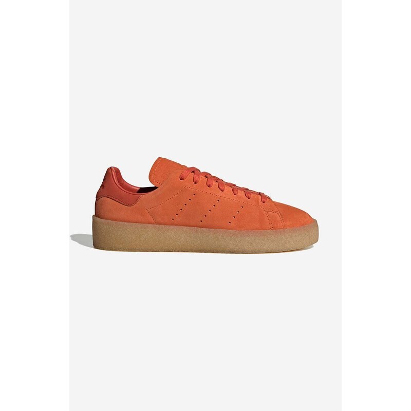 Semišové sneakers boty adidas Originals Stan Smith Crepe oranžová barva, FZ6445