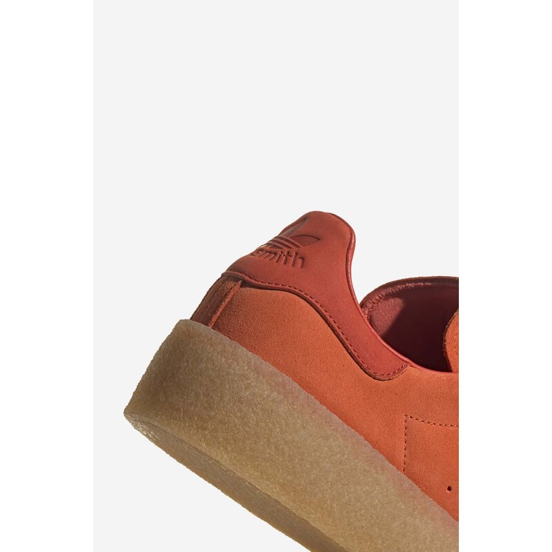Semišové sneakers boty adidas Originals Stan Smith Crepe oranžová barva, FZ6445