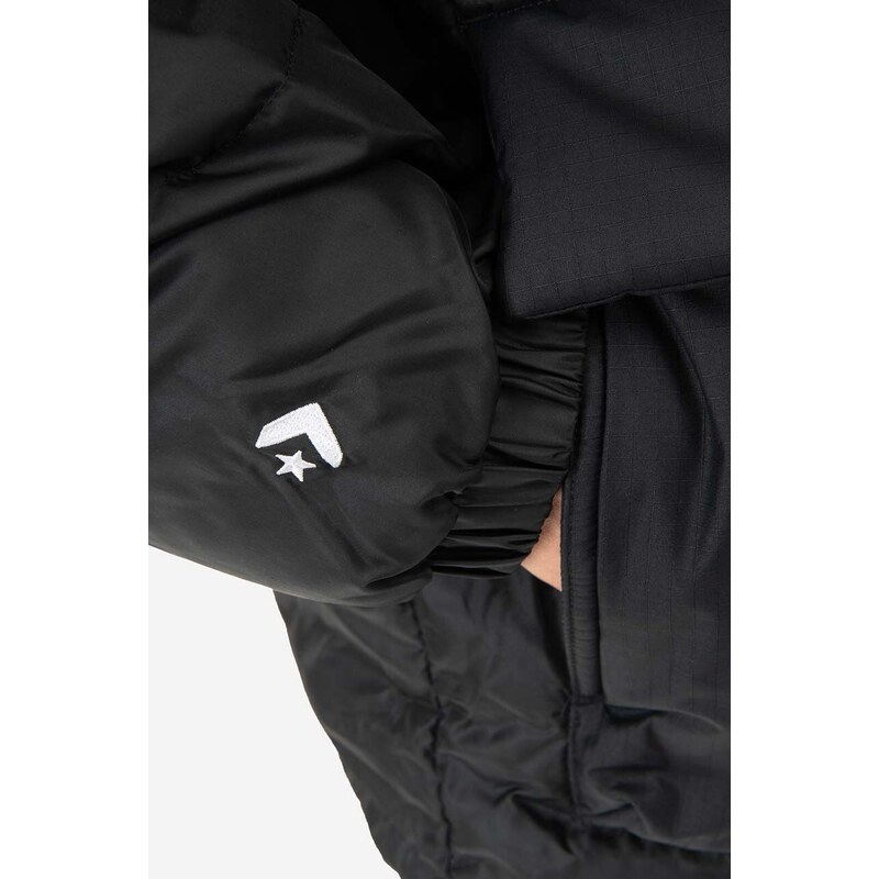 Péřová bunda Converse pánská, černá barva, zimní, 10023755.A03-BLACK