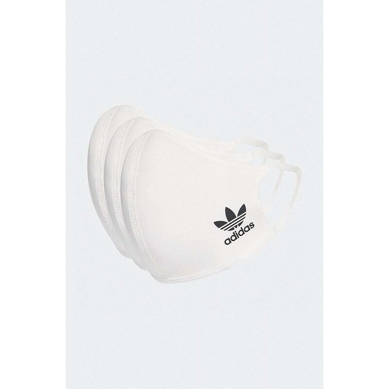 Ochranná rouška adidas Originals Face Covers M/L 3-pack HB7850-white