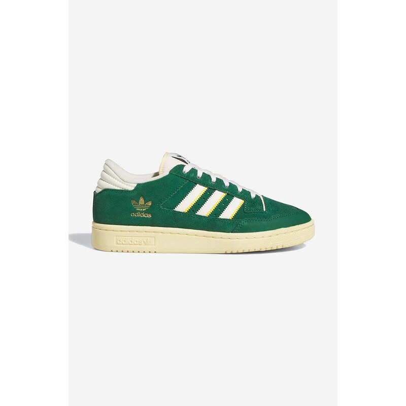 Semišové sneakers boty adidas Originals FZ5880 Centennial 85 LO zelená barva