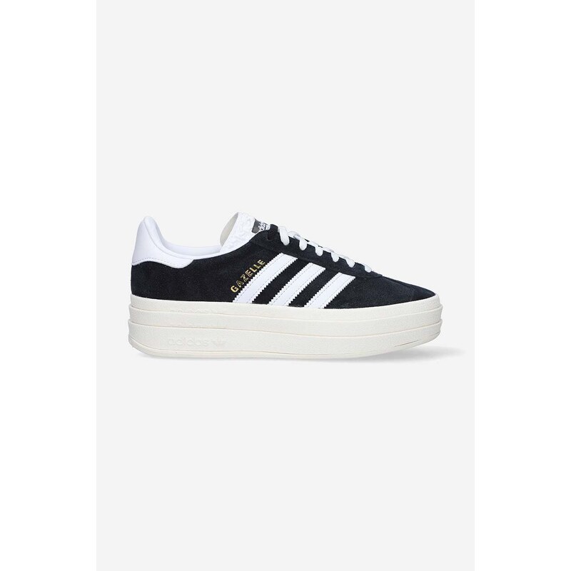 Sneakers boty adidas Originals W Gazelle Bold černá barva, HQ6912