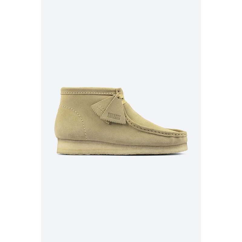 Semišové polobotky Clarks Originals Wallabee Boot pánské, 26155516