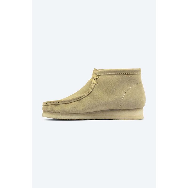 Semišové polobotky Clarks Originals Wallabee Boot pánské, 26155516