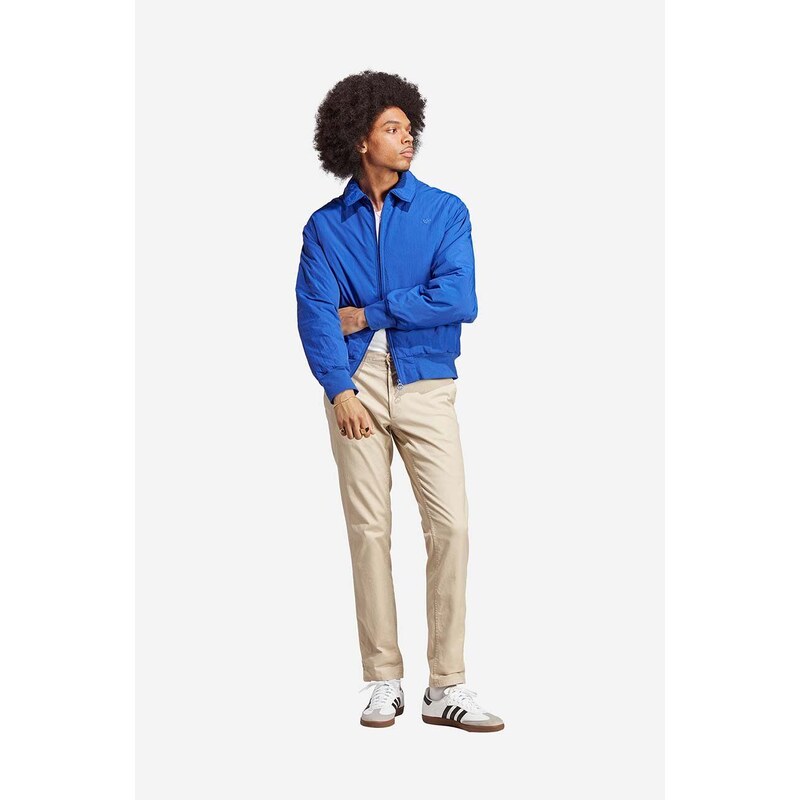 Bunda adidas Originals Premium Essentials Jacket pánská, přechodná, HR2981-blue