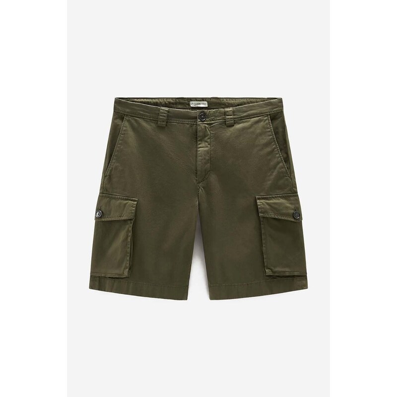 Kraťasy Woolrich Classic Cargo Short CFWOSH0039MRUT3343 614 pánské, zelená barva