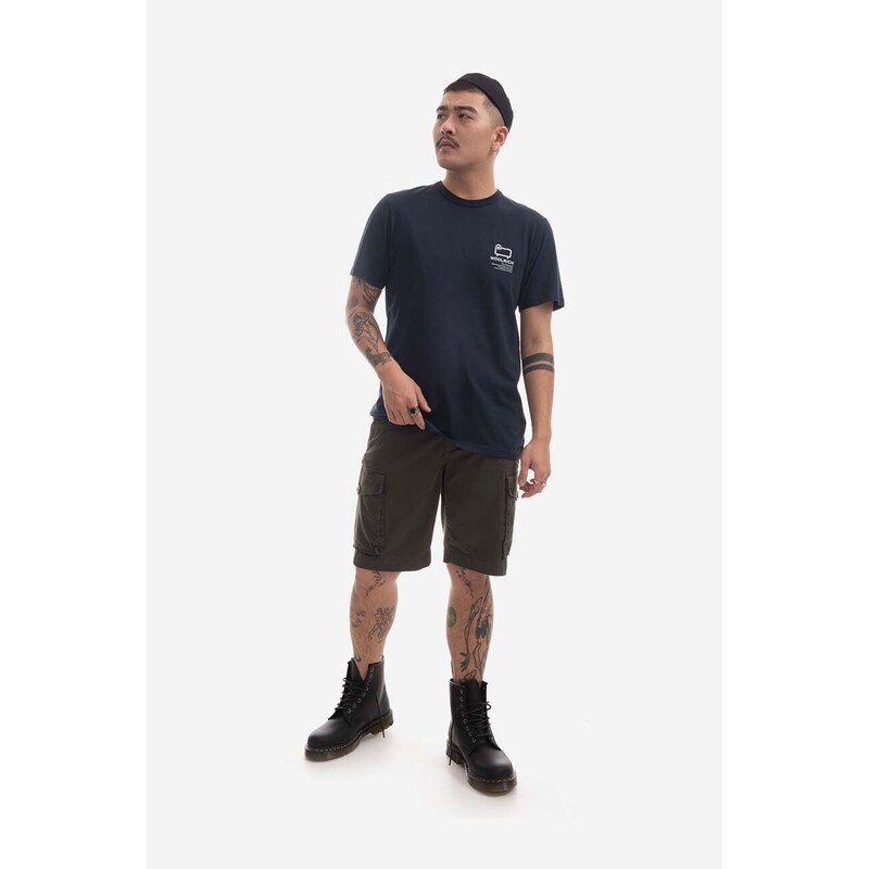 Kraťasy Woolrich Classic Cargo Short CFWOSH0039MRUT3343 614 pánské, zelená barva