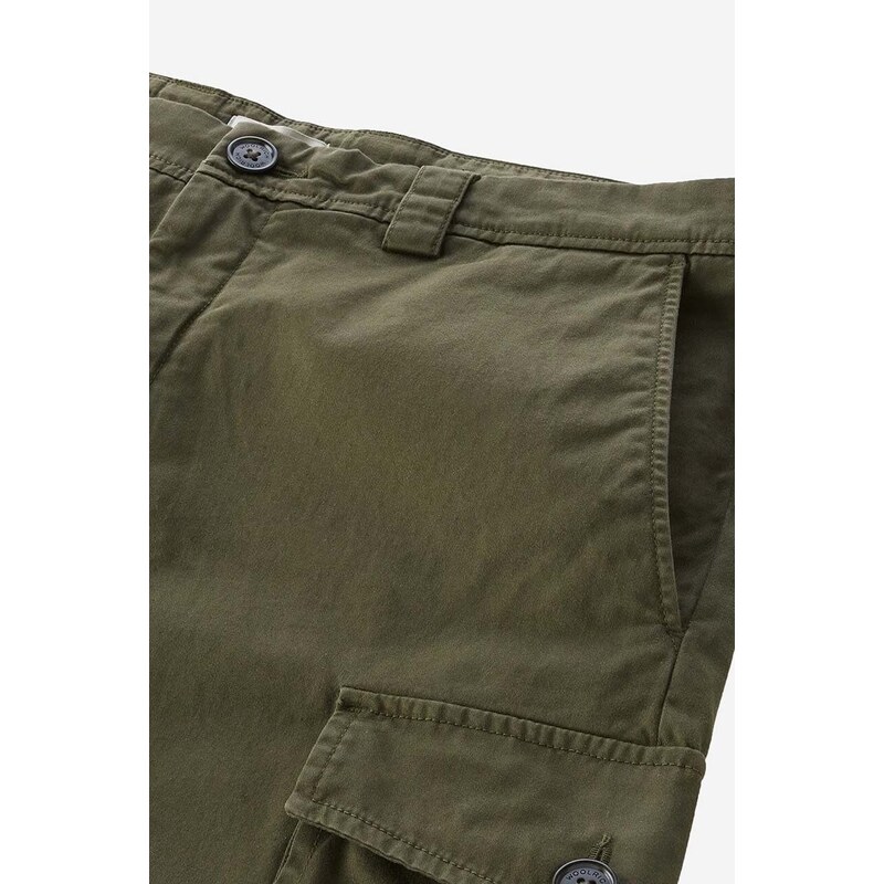 Kraťasy Woolrich Classic Cargo Short CFWOSH0039MRUT3343 614 pánské, zelená barva