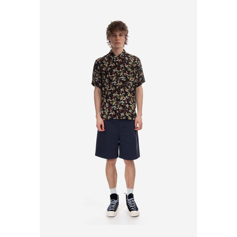 Bavlněné šortky A.P.C. Short Terry tmavomodrá barva, COGBM-H10129 MARINE