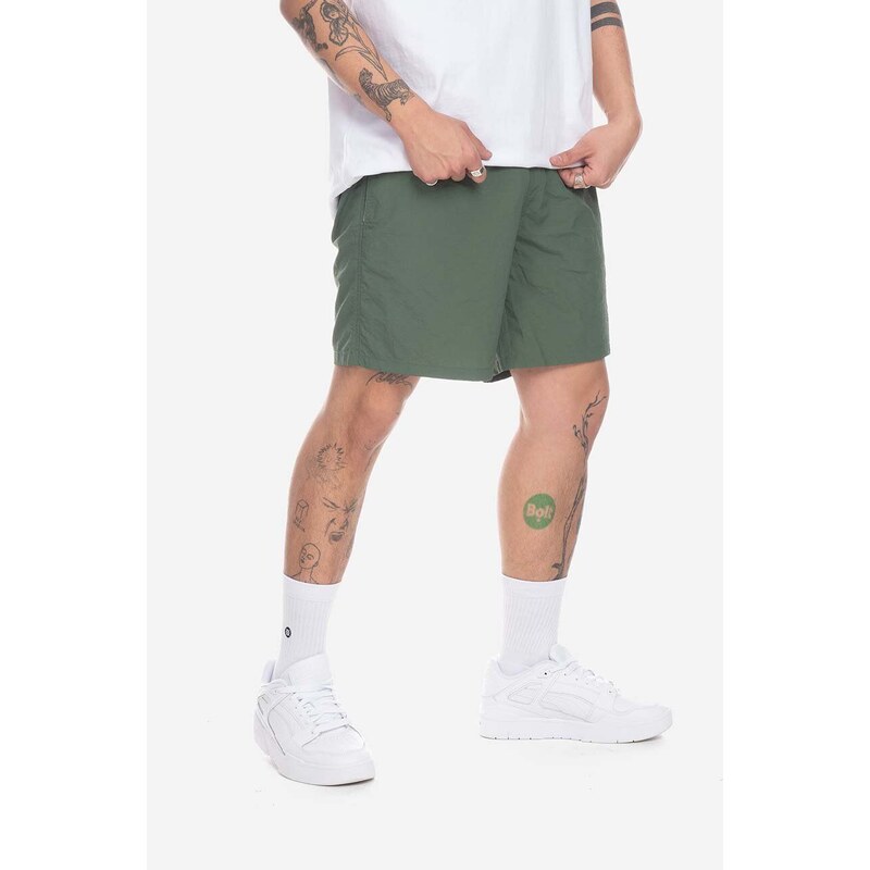 Kraťasy Taikan Nylon Shorts pánské, zelená barva, TS0001.FGN-FGN