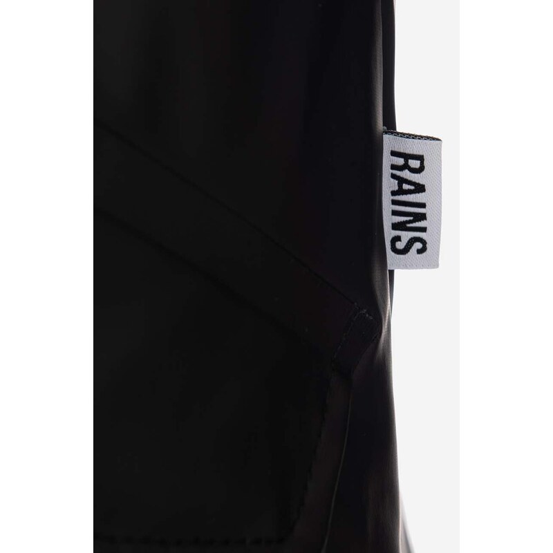 Bunda Rains Fishtail Jacket černá barva, přechodná, oversize, 18010-BLACK.