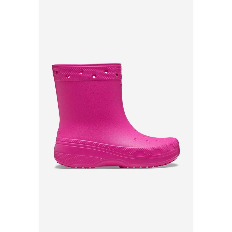 Holínky Crocs Classic Rain Boot růžová barva, 208363.JUICE-JUICE