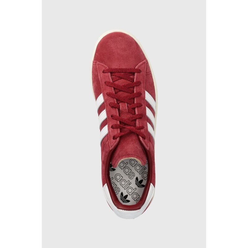 adidas Originals Semišové sneakers boty adidas Campus 80s vínová barva, FZ6152-BURGUND