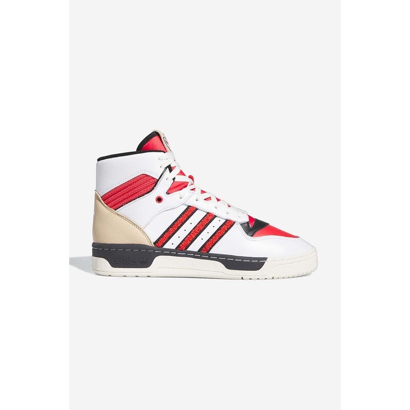 Sneakers boty adidas Originals Rivalry Hi FZ6332 bílá barva