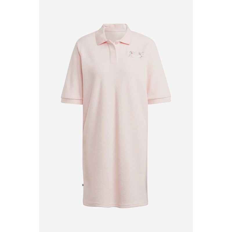 adidas Originals Šaty adidas Polo růžová barva, mini, IP3754-pink